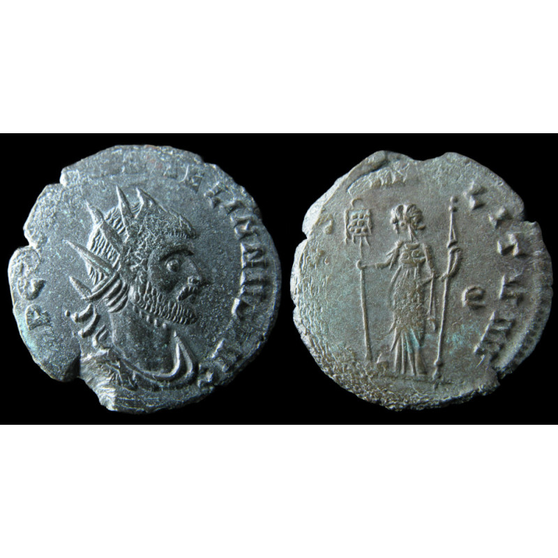 Aurélien – Antoninien frappé à Rome – FIDES MILITVM – RIC MOM 1584 (temp.)
