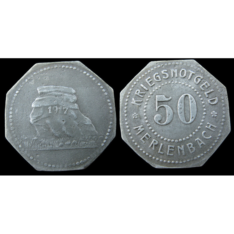 Kriegsnotgeld – Merlebach (57) – 50 Pfennig 1917