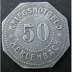 Kriegsnotgeld – Merlebach (57) – 50 Pfennig 1917