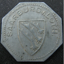 Monnaie de nécessité – Sarrebourg (Moselle) – 50 Pfennig 1917