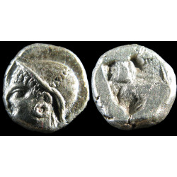 Phocée – Diobol en argent –...