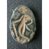 Chaton de bague naviculaire - Figure masculine debout . Époque tardo-antique ou proto-byzantine