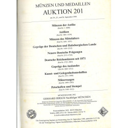 Catalogue Gerhard Hirsch Nachfolger Auktion 201 (1998) – Monnaies antiques, antiquités, médailles
