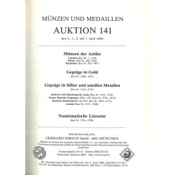 Gerhard Hirsch Nachf., Munich – Auktion 141 : monnaies antiques, or et médailles (4-7 avril 1984)