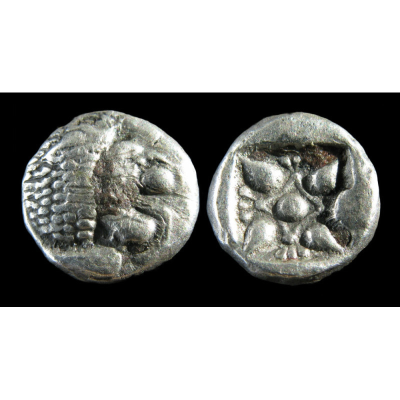 Milet (Ionie) – AR Obol archaïque – Lion – SNG Kayhan 462-75
