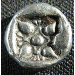 Milet (Ionie) – AR Obol archaïque – Lion – SNG Kayhan 462-75