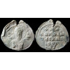 Jean, issu des Masotès. Sceau byzantin en plomb (Ø 26,8 mm, 3,62 g). XIᵉ-XIIᵉ siècle.
