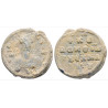 Jean, issu des Masotès. Sceau byzantin en plomb (Ø 26,8 mm, 3,62 g). XIᵉ-XIIᵉ siècle.
