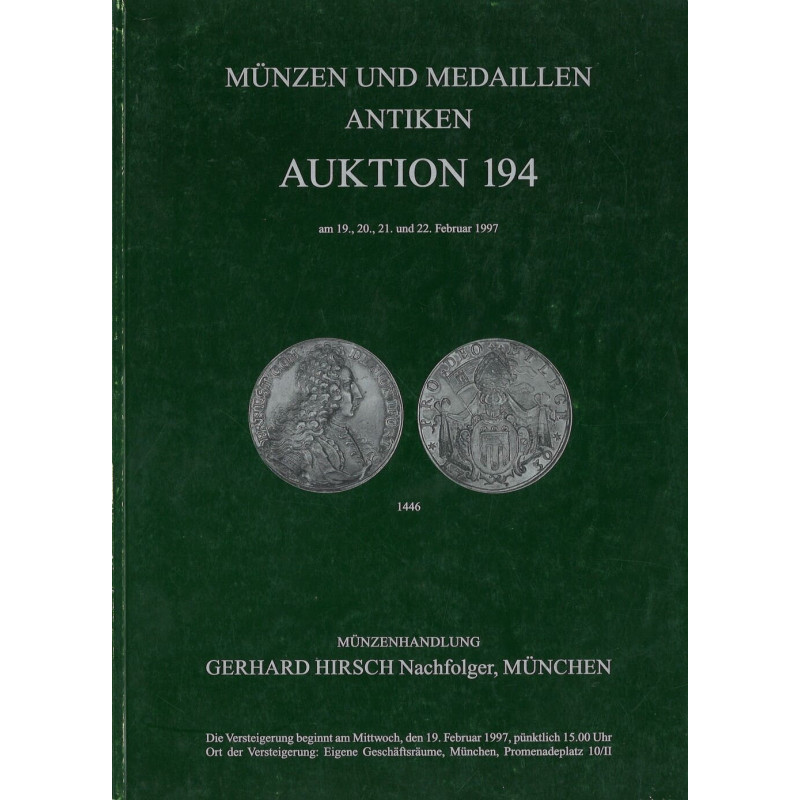 Catalogue Gerhard Hirsch Nachfolger 194 (Munich, 1997) : comté de Montfort, monnaies antiques et antiquités