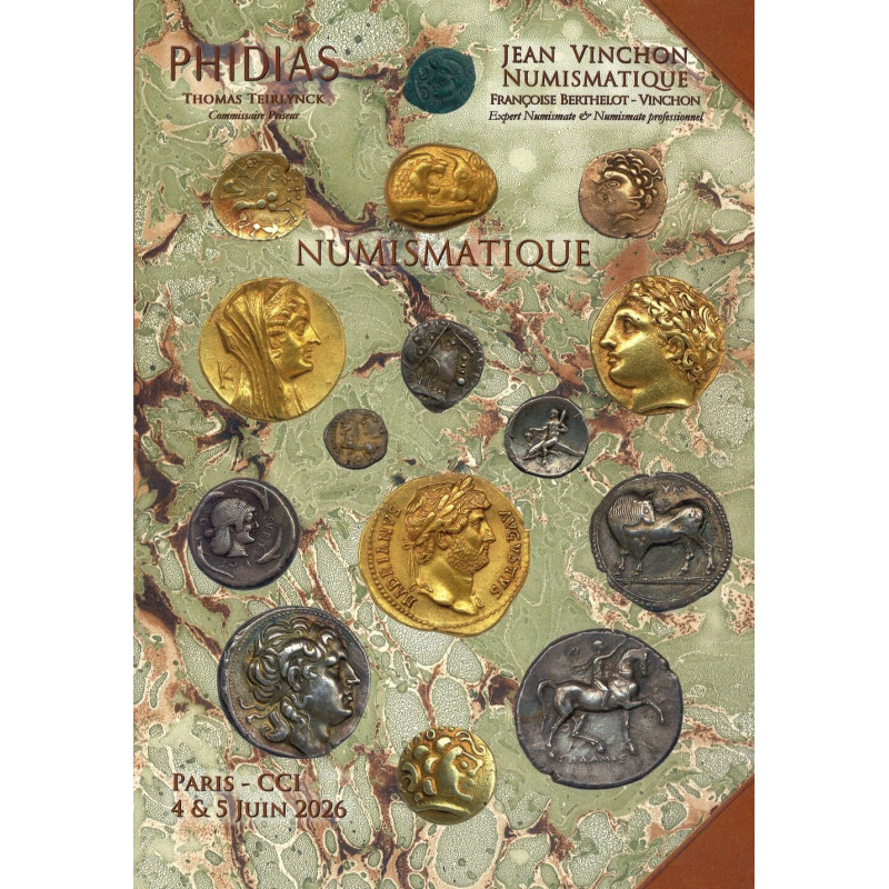 Catalogue Vinchon 4-5 juin 2026 – Collection JRC : monnaies gauloises et celtibères, monnaies grecques