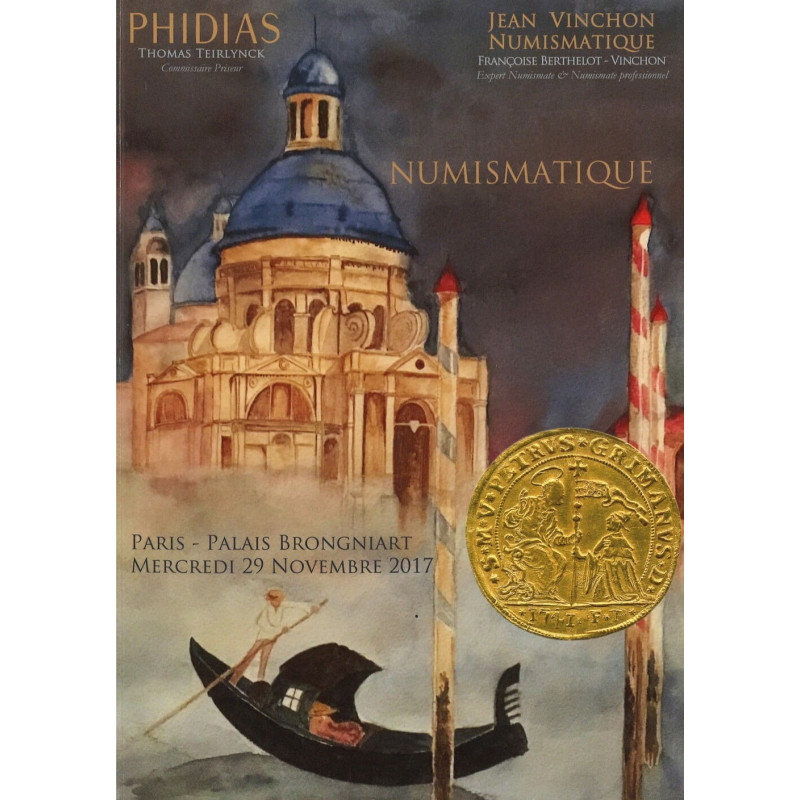 Jean Vinchon Numismatique – Monnaies antiques, médiévales & royales françaises – Paris, 29 nov. 2017