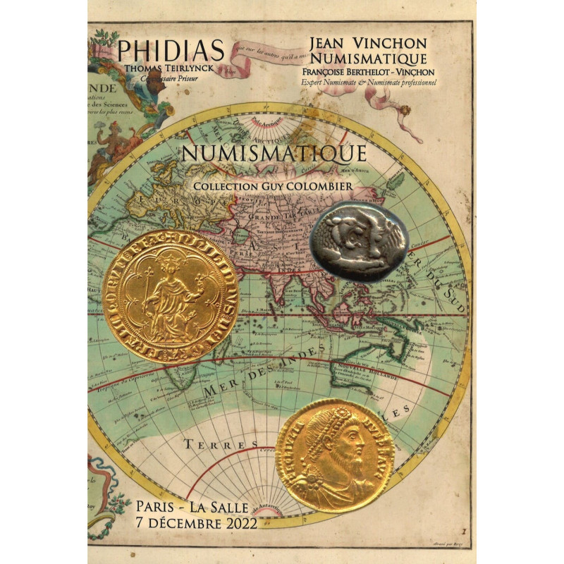 Jean Vinchon Numismatique – Collection Guy Colombier : monnaies antiques & médiévales (Paris, 7 déc. 2022)