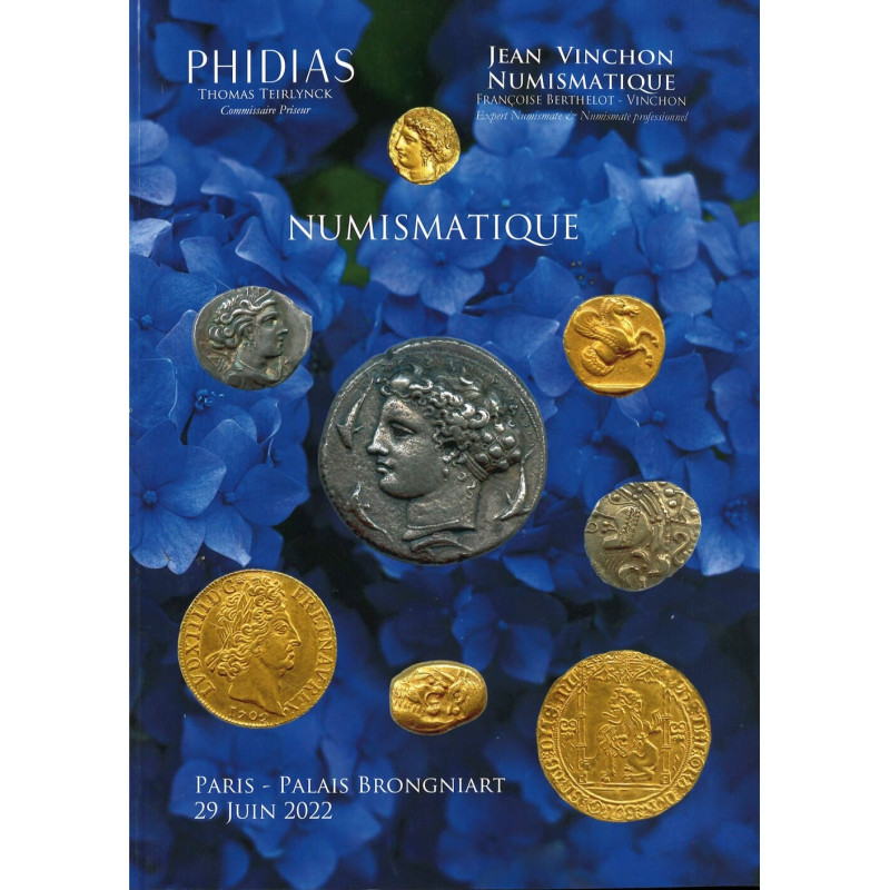 Jean Vinchon Numismatique – Monnaies de Marseille, antiques & royales françaises (Paris, 29 juin 2022)