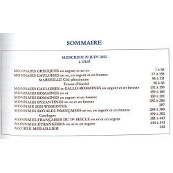 Jean Vinchon Numismatique – Monnaies de Marseille, antiques & royales françaises (Paris, 29 juin 2022)