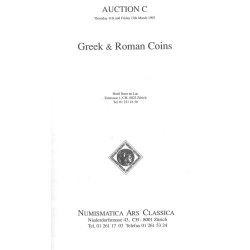 Catalogue NAC – Auction C, Zurich (11-12 mars 1993) : monnaies grecques et romaines, 2110 lots illustrés