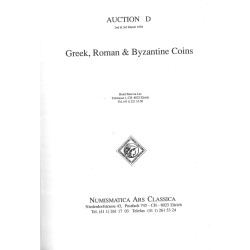 Catalogue NAC – Auction D, Zurich (2-3 mars 1994) : monnaies grecques, romaines et byzantines, 2329 lots