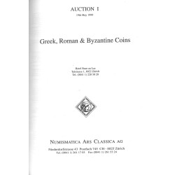 Catalogue NAC – Auction I, Zurich (19 mai 1999) : monnaies grecques, romaines et byzantines, 85 planches